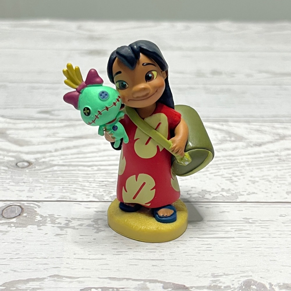 Lilo & Stitch Girl Lilo Pelekai Cake Topper Figure Figurine Scrump PVC 2.5"